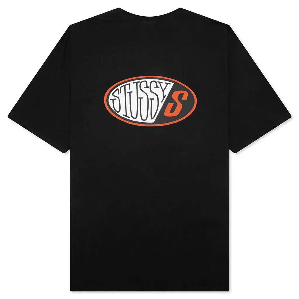 Stussy Pit Stop Tee Black - L - T-Shirts