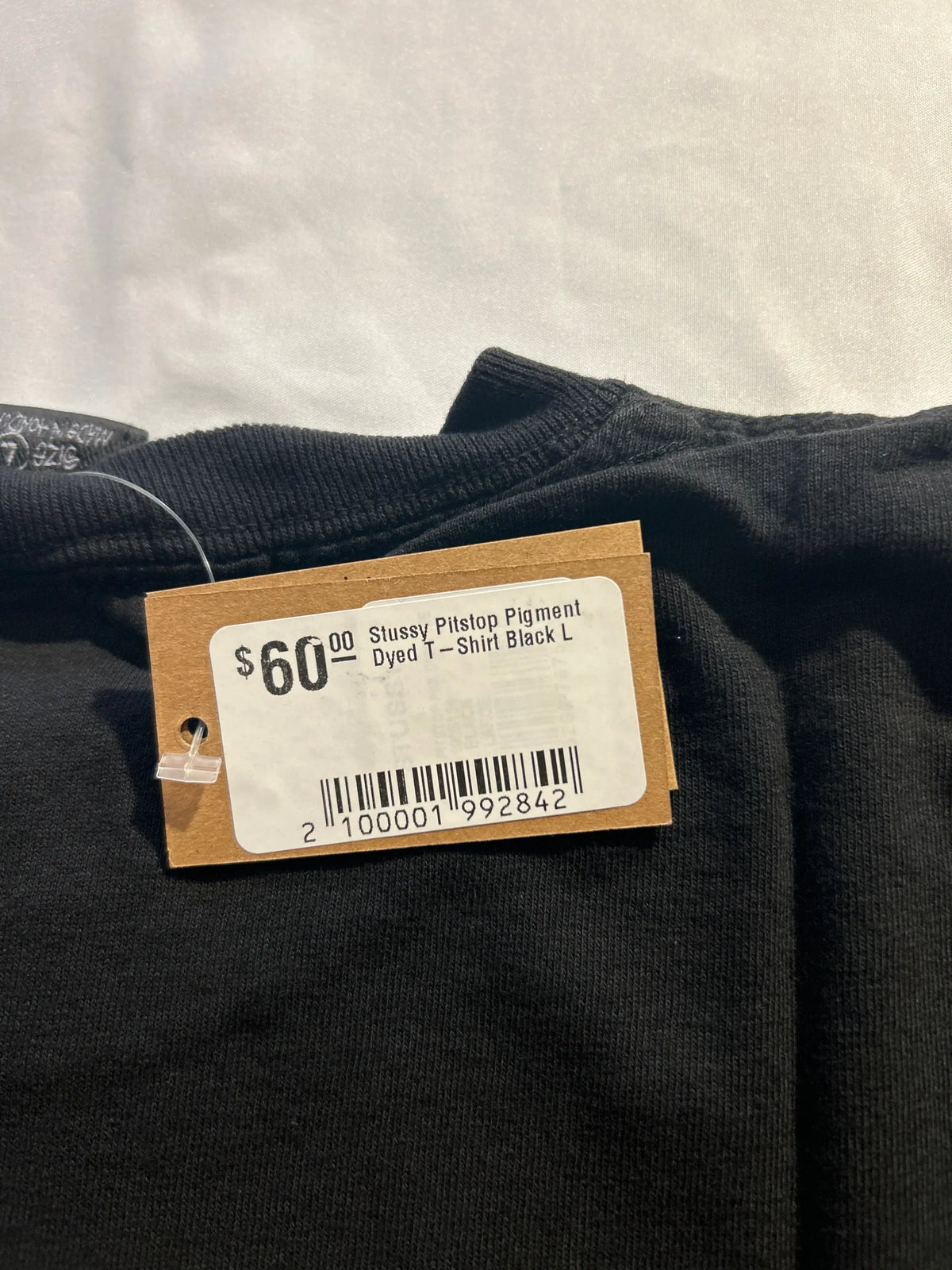 Stussy Pit Stop Tee Black Large