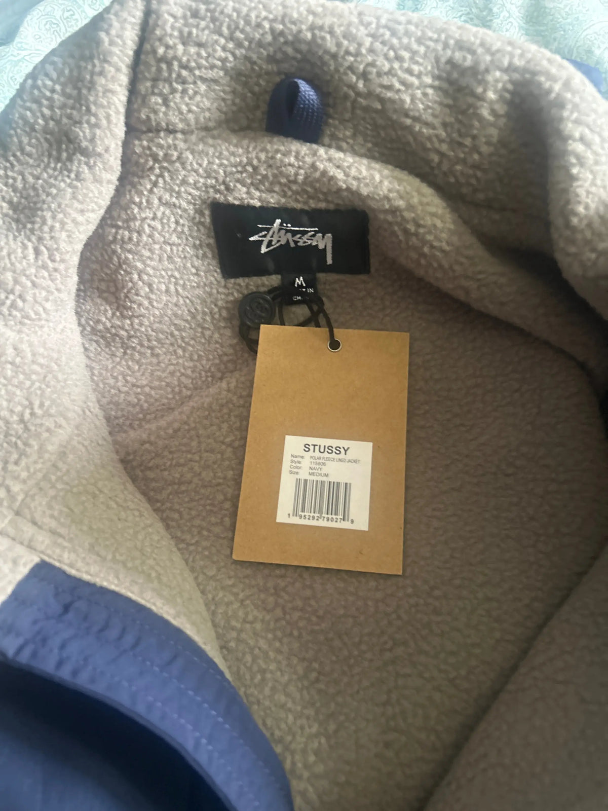 Stussy Polar Fleece Navy Medium