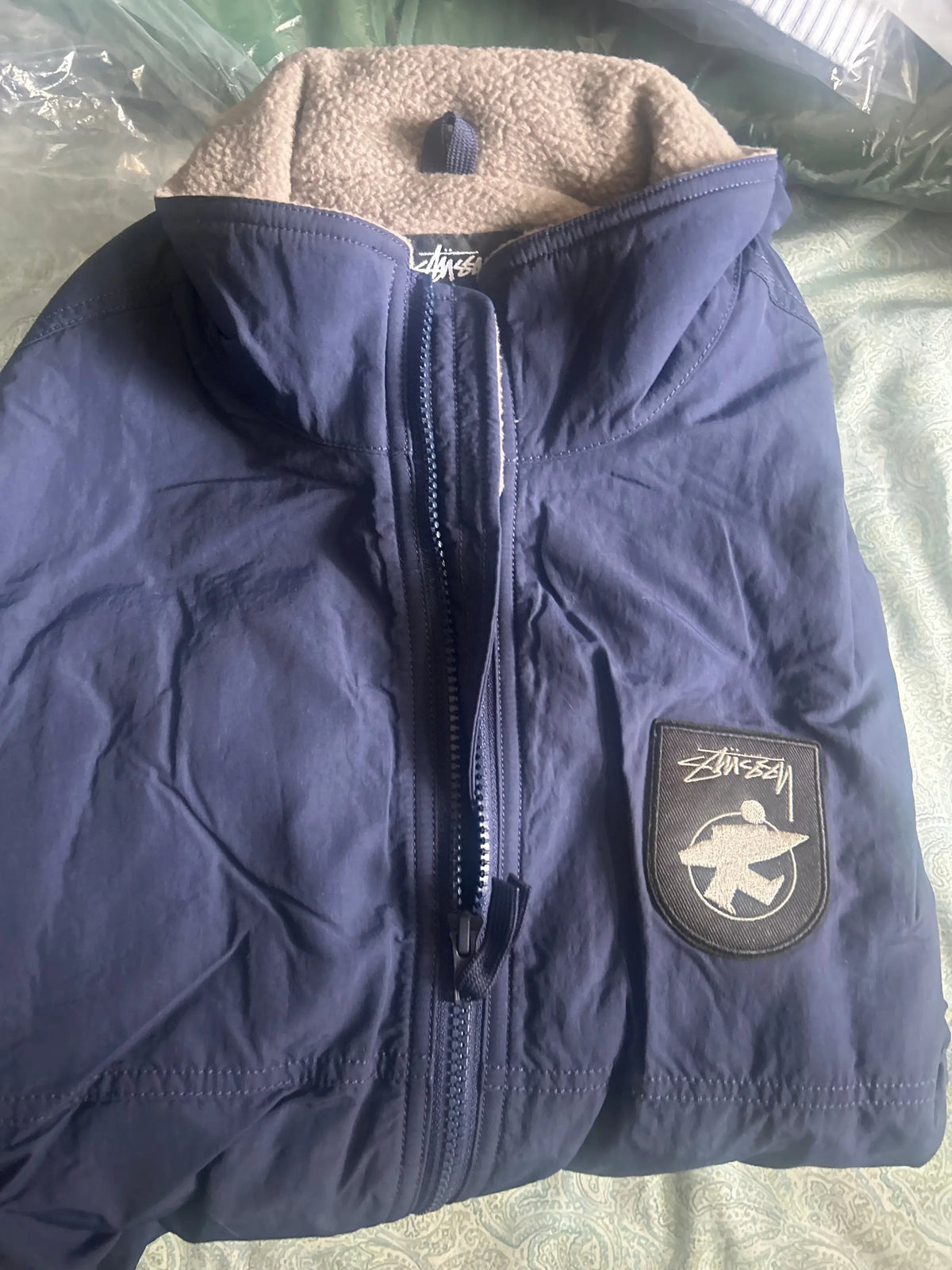 Stussy Polar Fleece Navy Medium