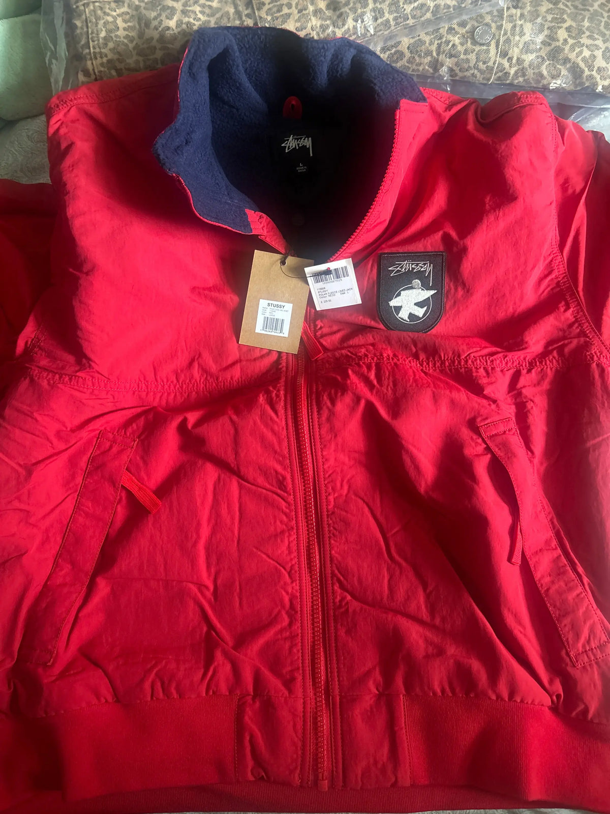 Stussy Polar Fleece Red Large