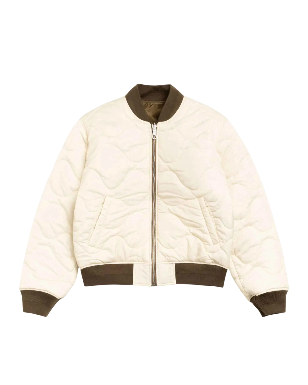 Stussy Reversible Bomber Jacket Brown - M