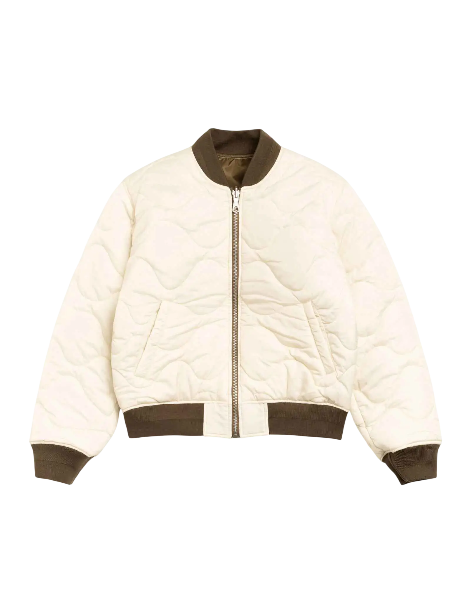 Stussy Reversible Bomber Jacket Brown - M