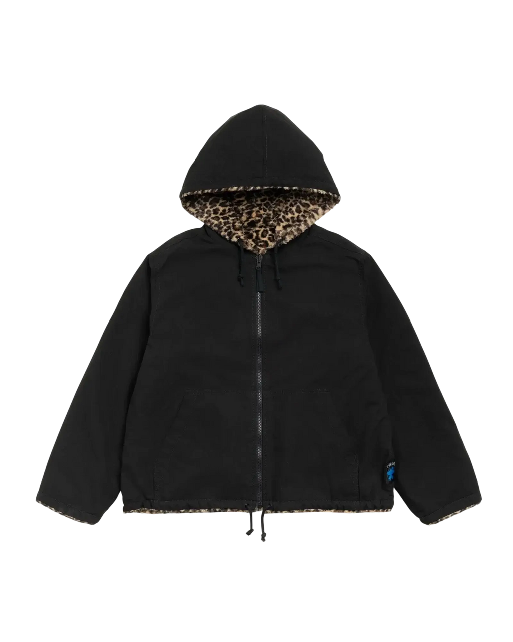 Stussy Reversible Hooded Jacket Leopard - M