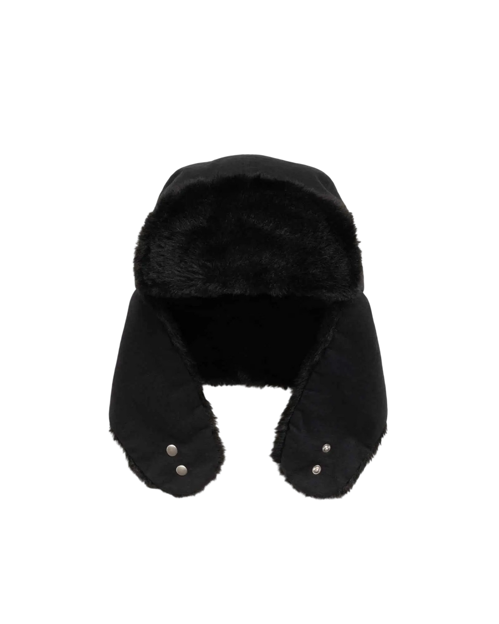 Stussy Rip Stop Trapper Cap Black