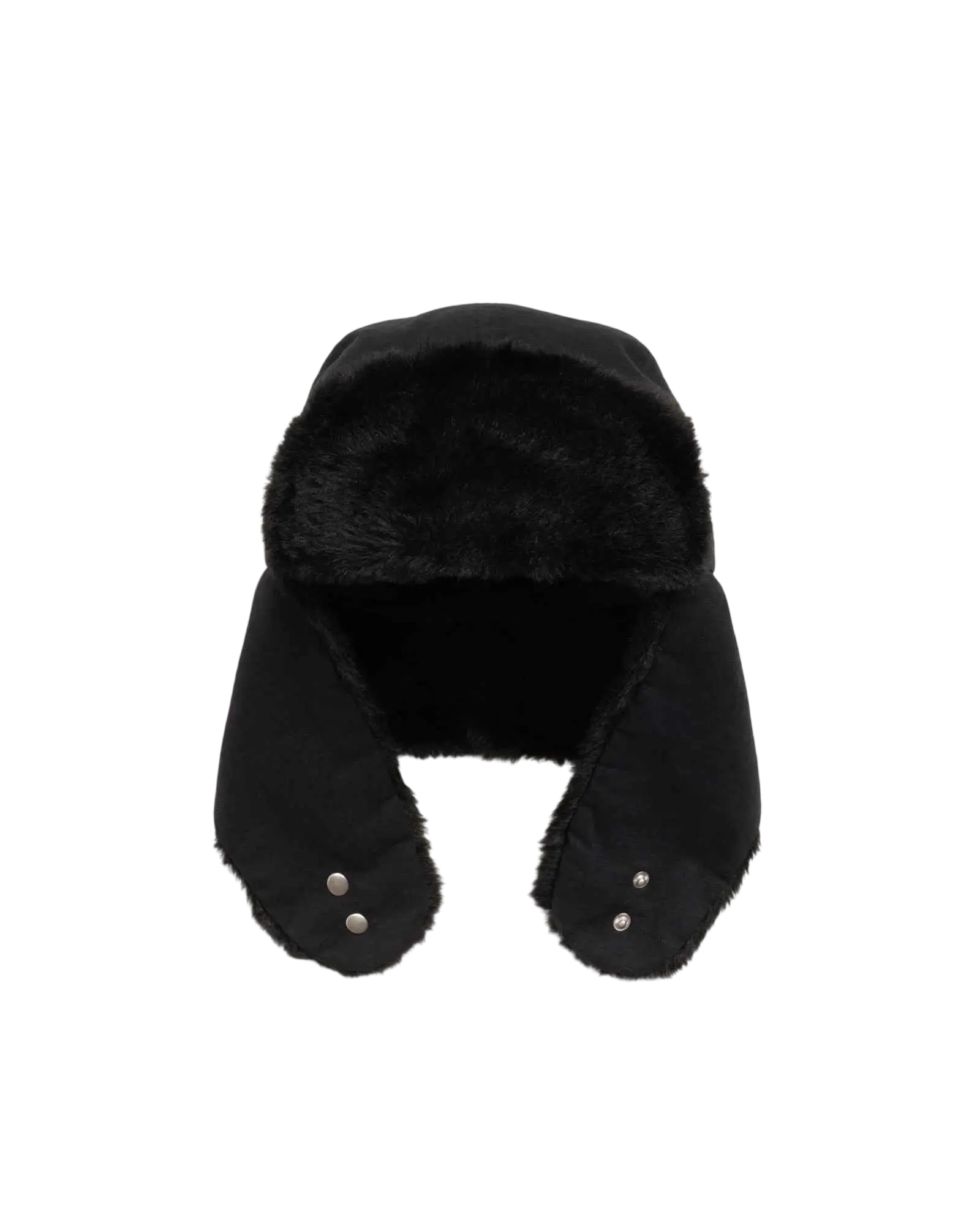 Stussy Rip Stop Trapper Cap Black
