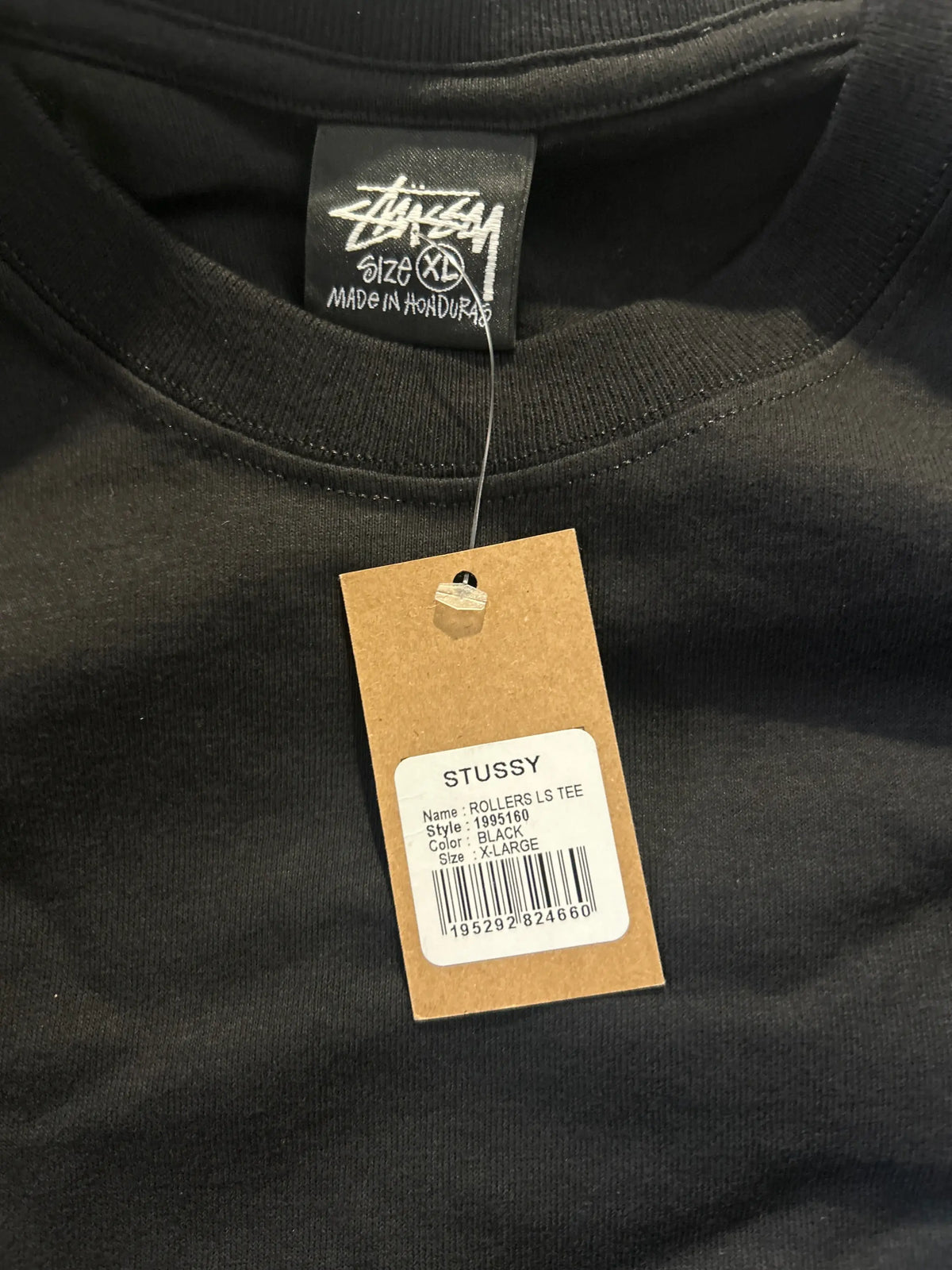 Stussy Rollers Longe Sleeve Tee Black X-Large