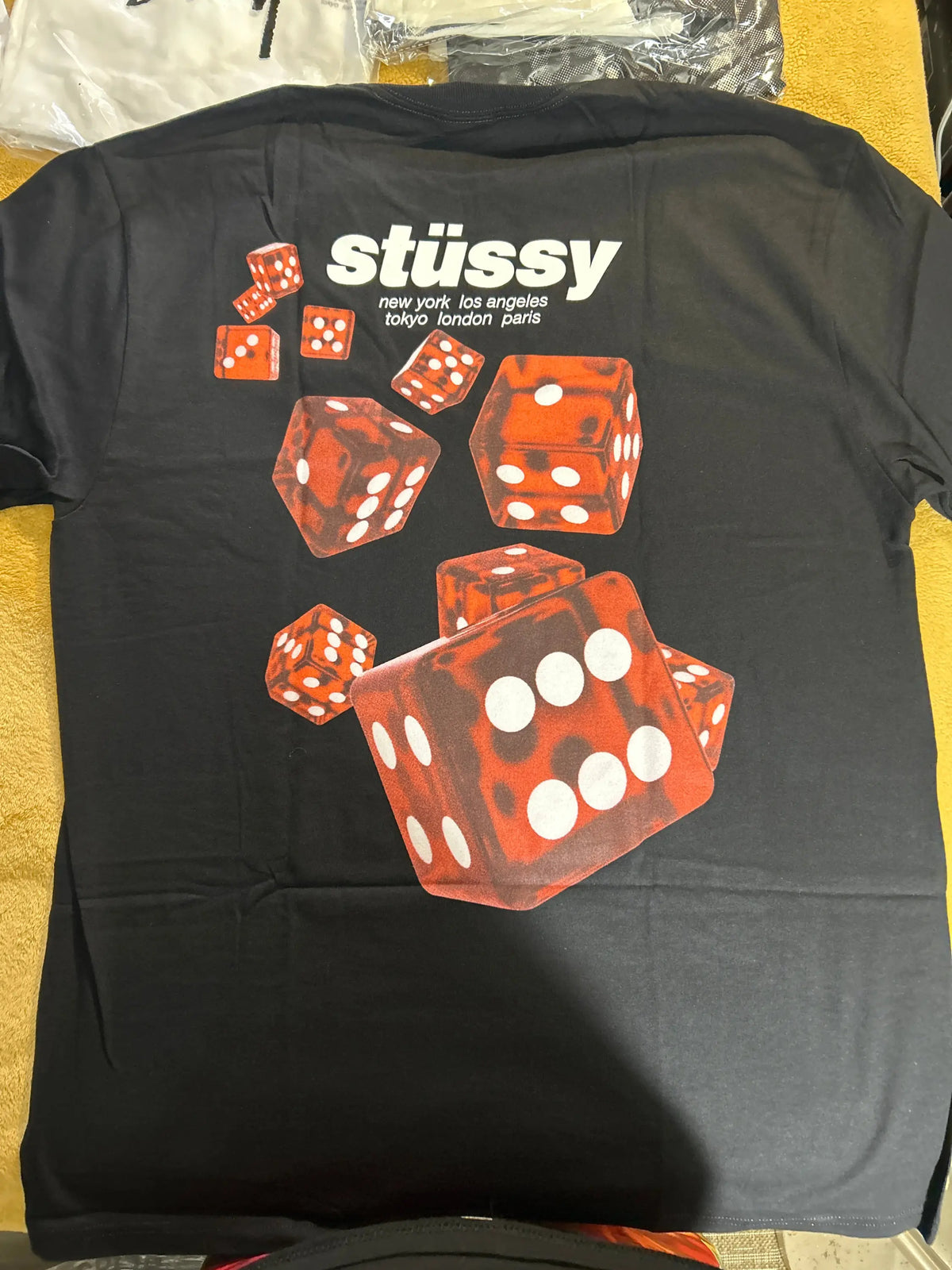 Stussy Rollers Tee Black Large
