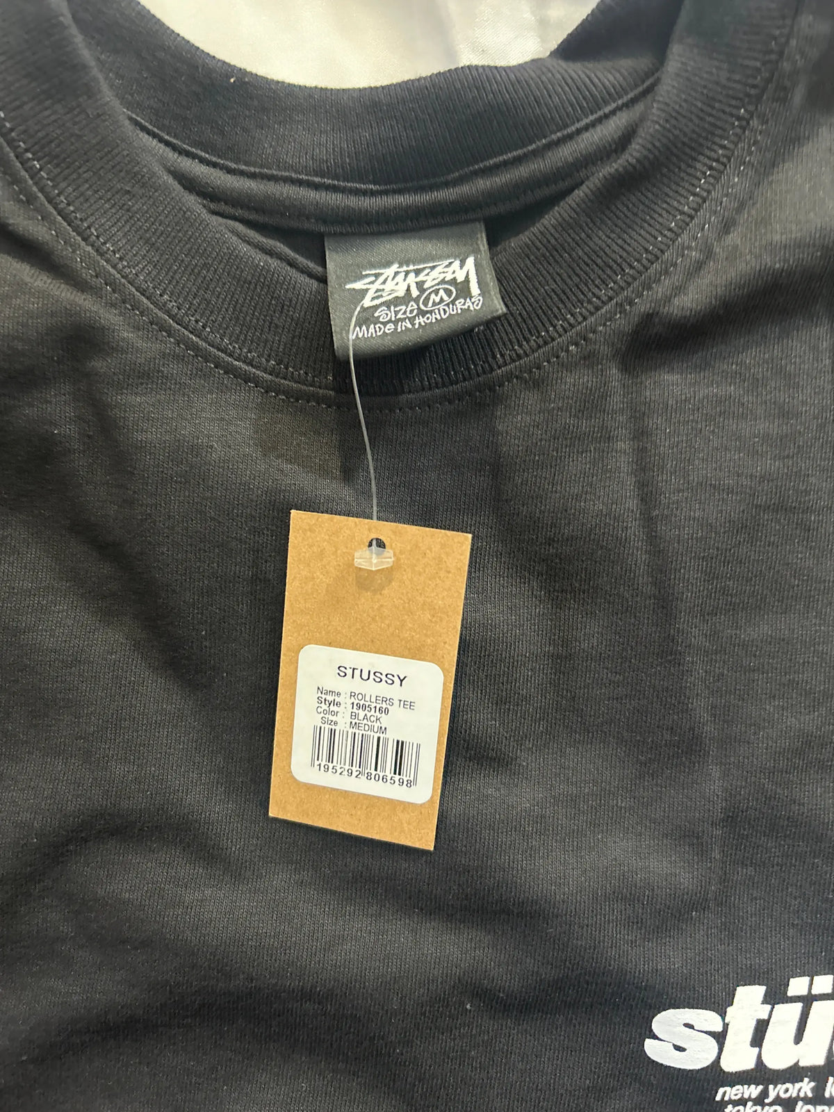 Stussy Rollers Tee Black Medium