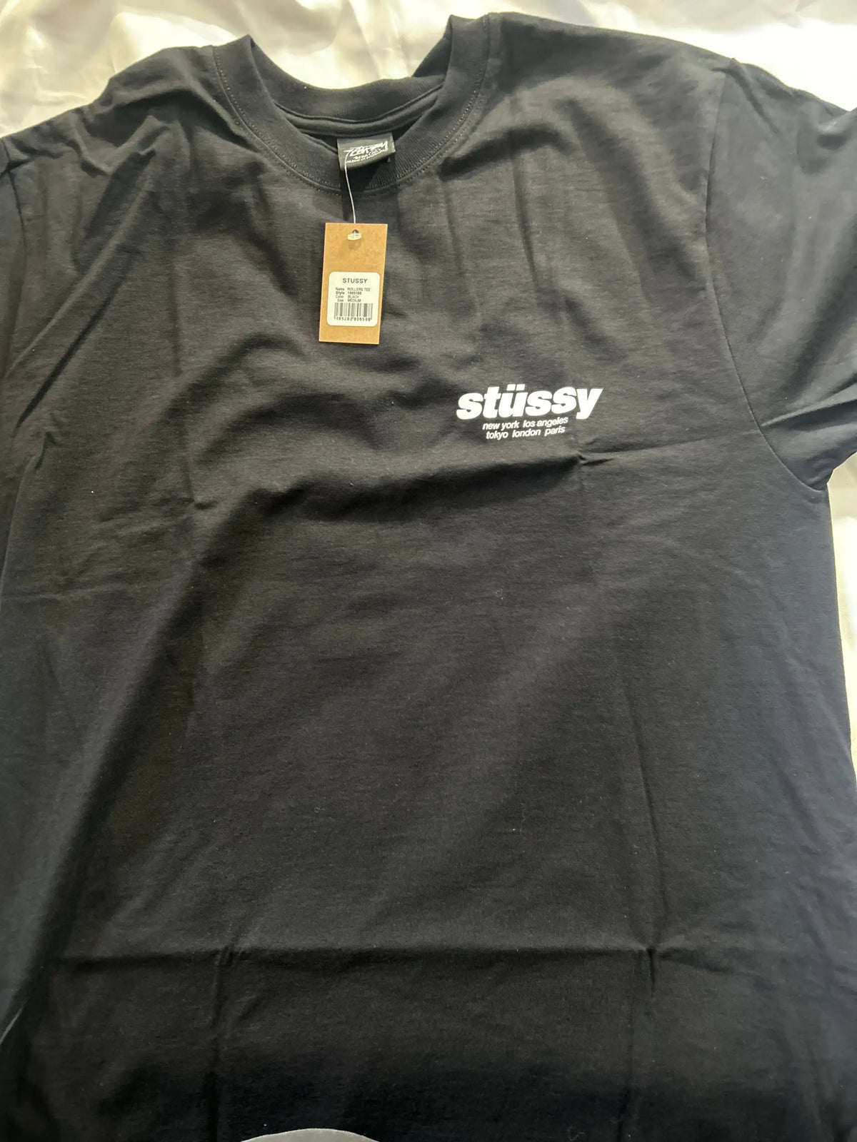 Stussy Rollers Tee Black Medium