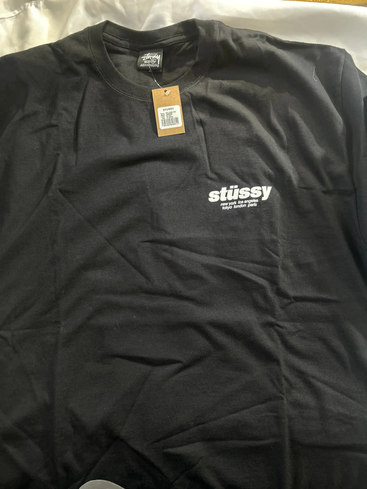 Stussy Rollers Tee Black X-Large
