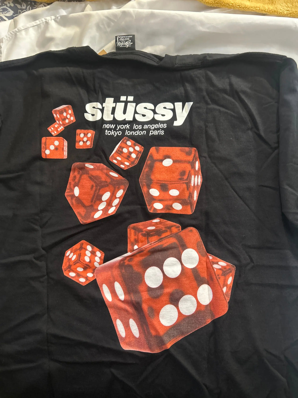 Stussy Rollers Tee Black X-Large