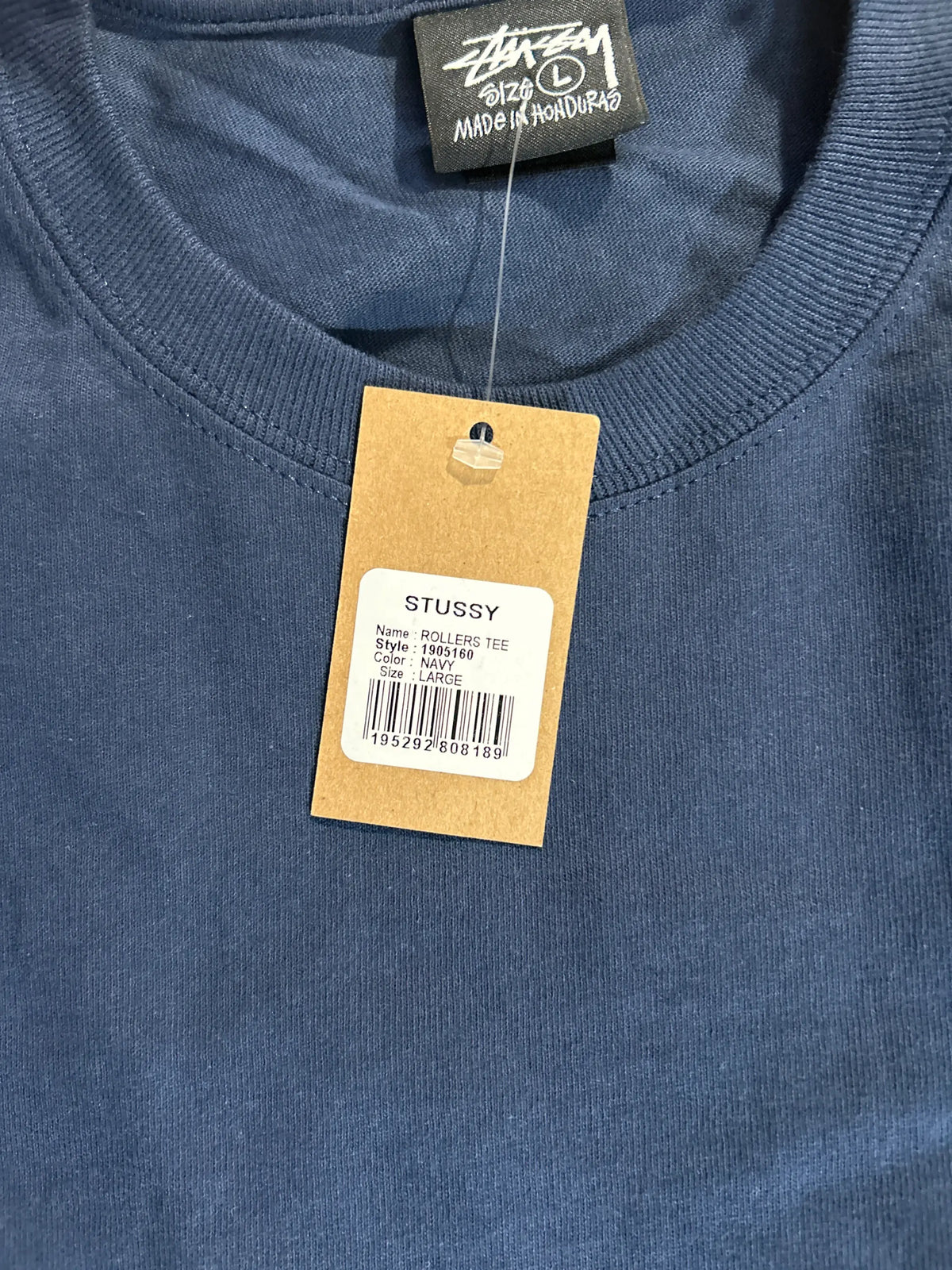 Stussy Rollers Tee Navy Large