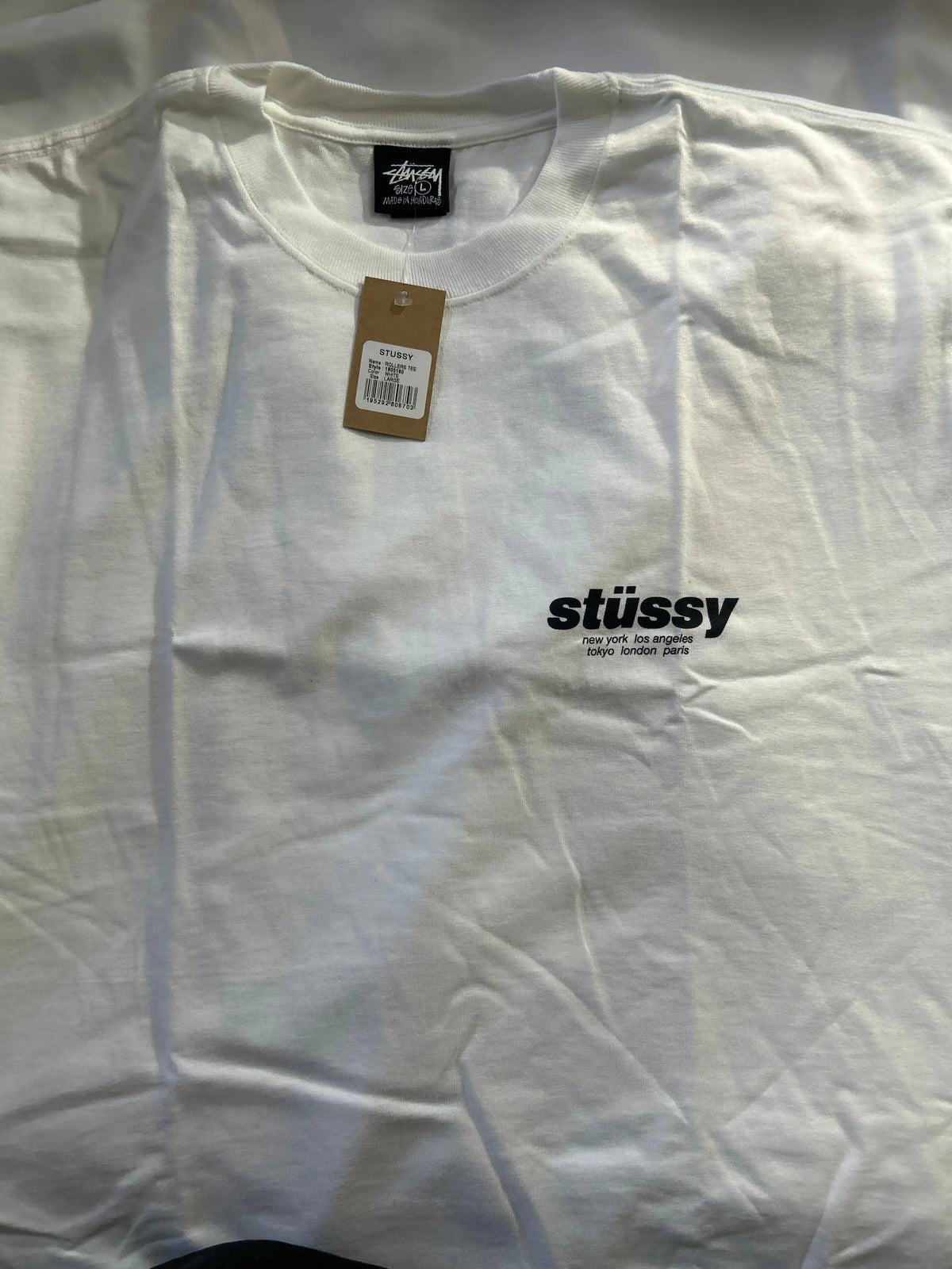 Stussy Rollers Tee White Large