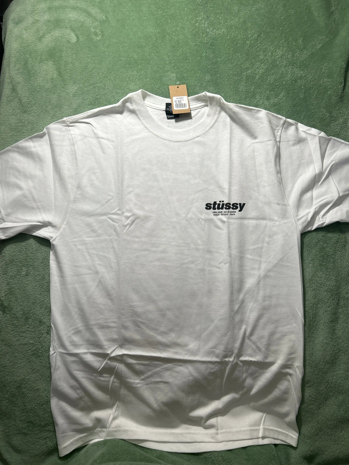 Stussy Rollers Tee White Medium