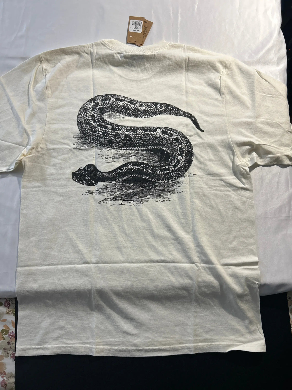 Stussy Serpent Pigment Dyed Tee Natural Medium