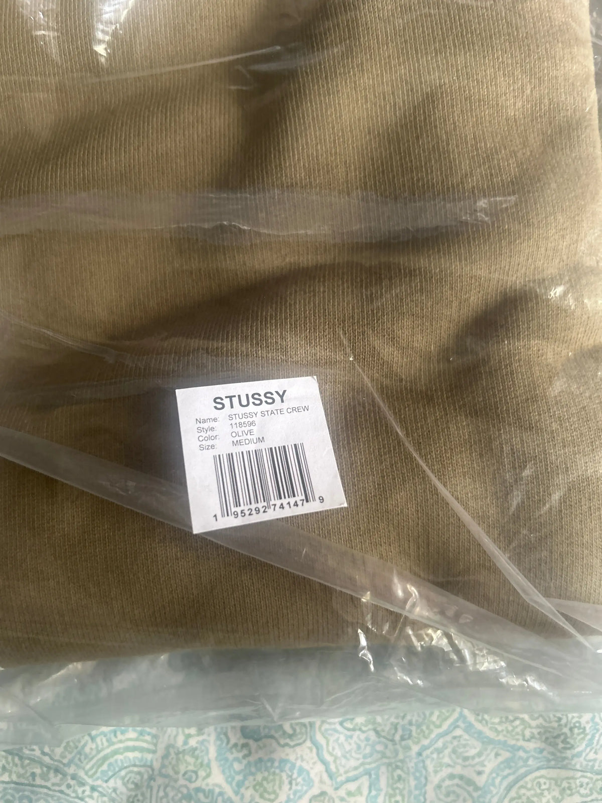 Stussy Skate Crew Olive Medium