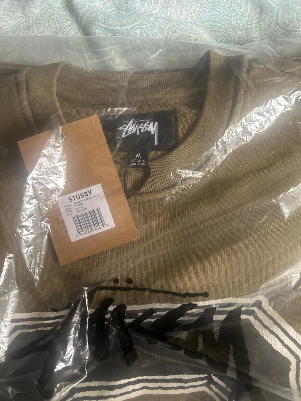 Stussy Skate Crew Olive Medium