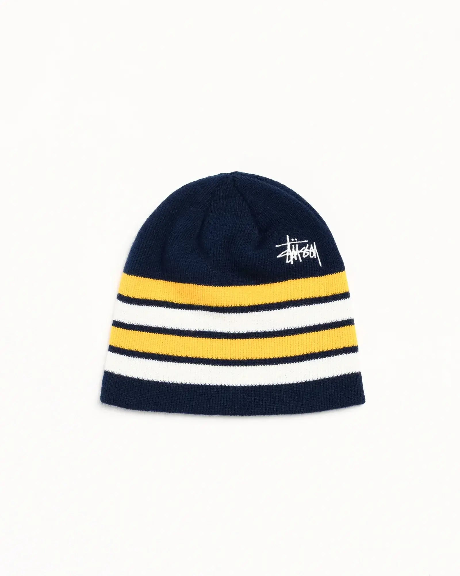 Stussy Skullcap Beanie Basic Striped Navy - Hats