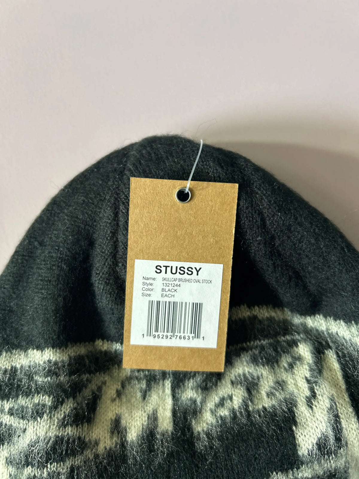 Stussy Skullcap Brushed Oval Stock Black