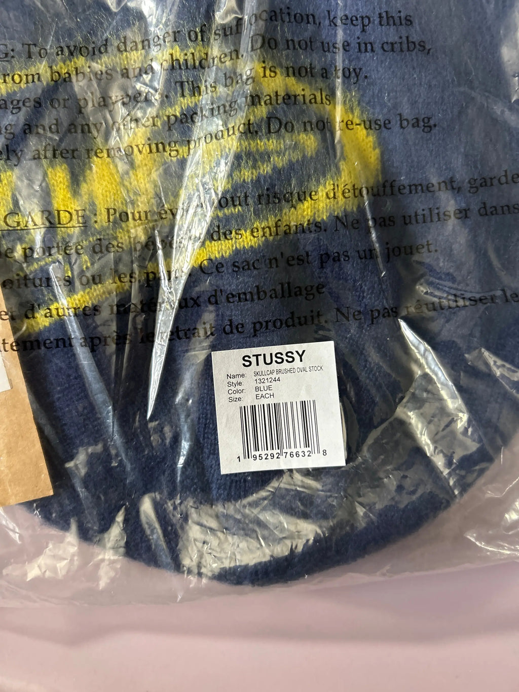Stussy Skullcap Brushed Oval Stock Blue
