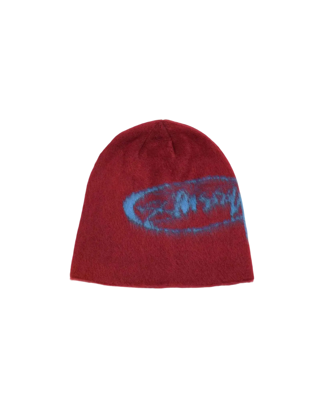 Stussy Skullcap Brushed Oval Stock Red - One size