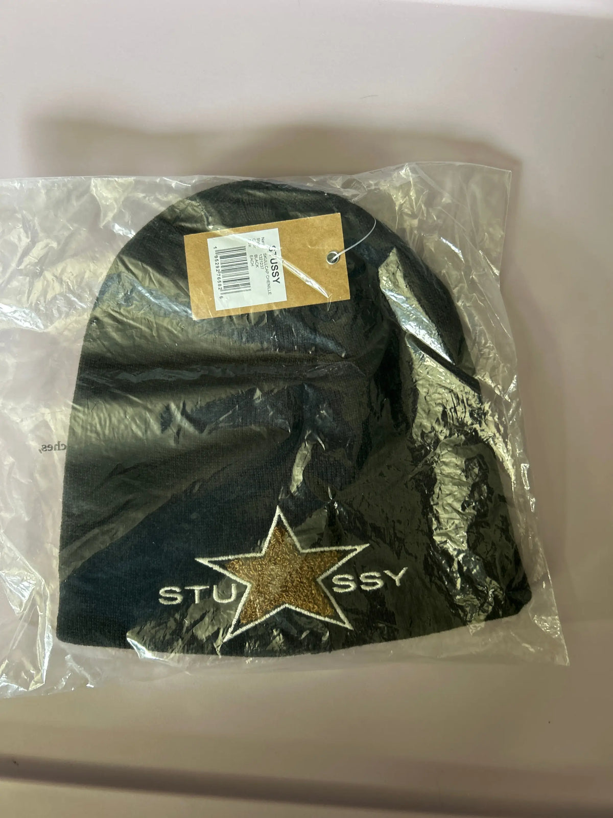 Stussy Skullcap Chenille Beanie Black