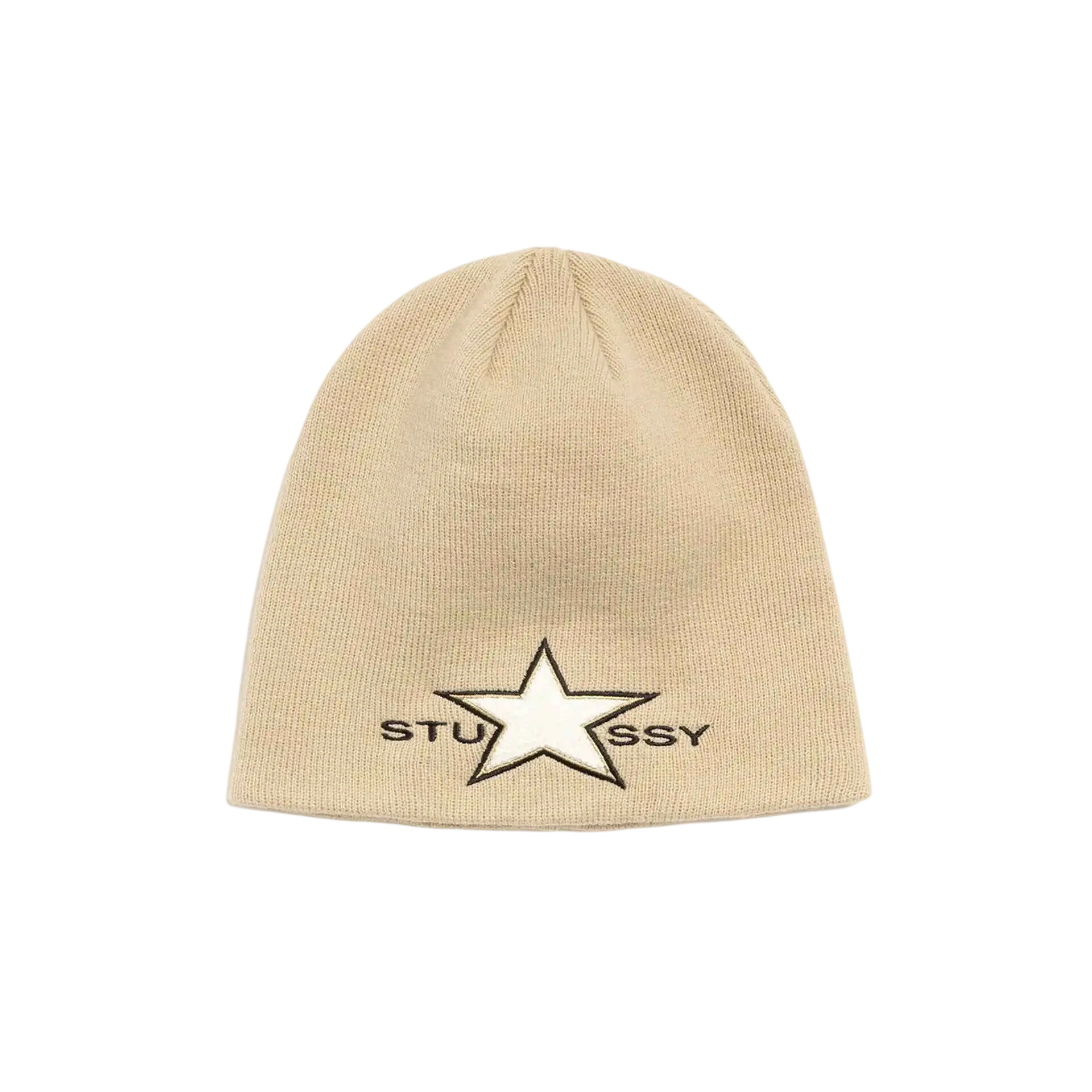 Stussy Skullcap Chenille Beanie Stone - One size