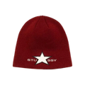 Stussy Skullcap Chenille Beanie Wine - One size