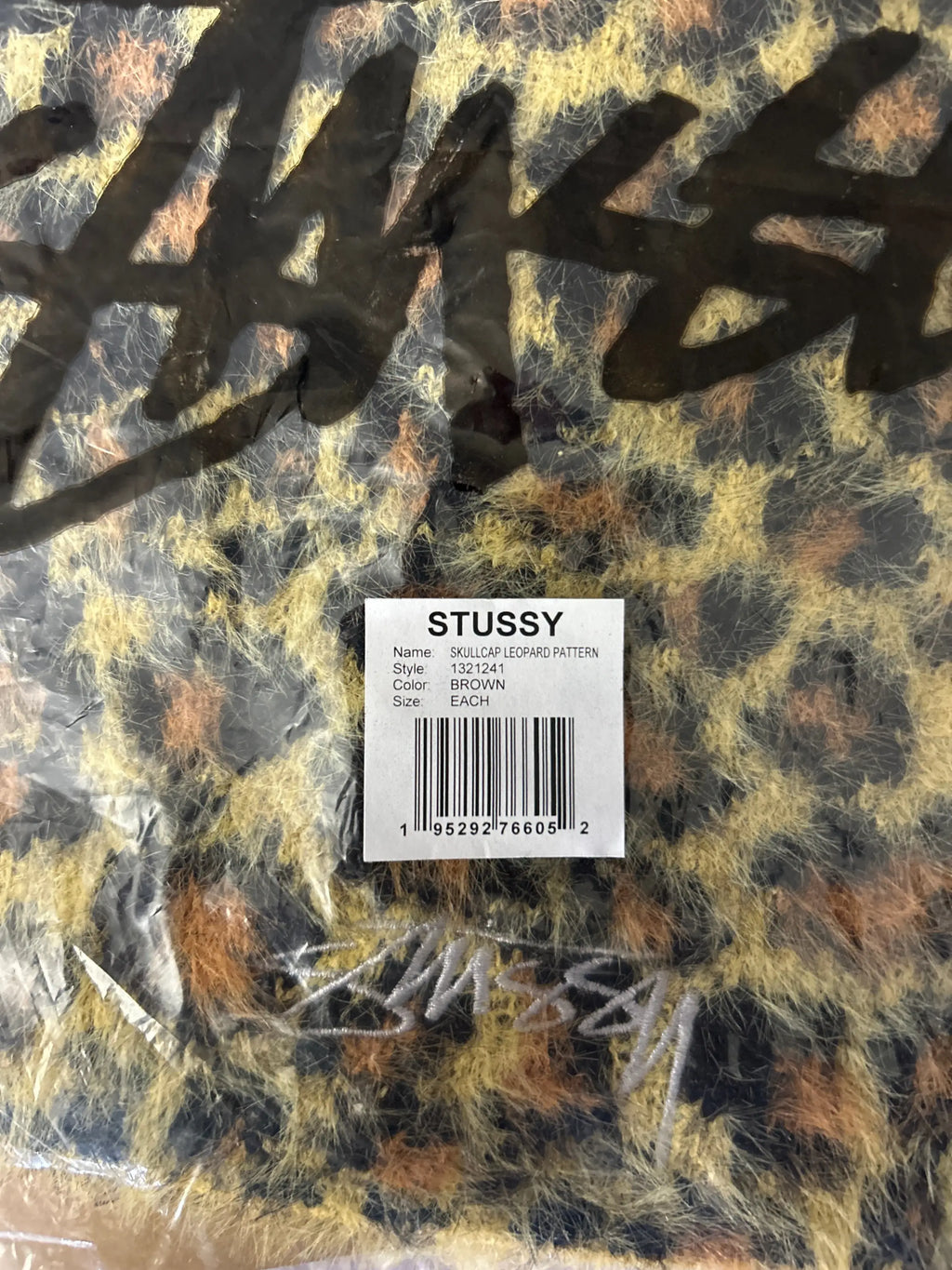 Stussy Skullcap Leopard Brown