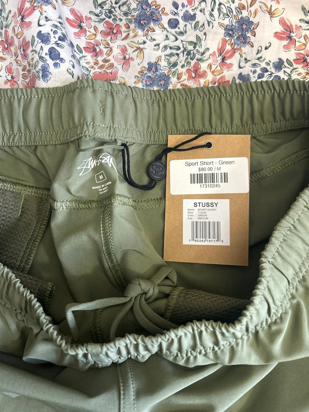 Stussy Sport Short Green Medium