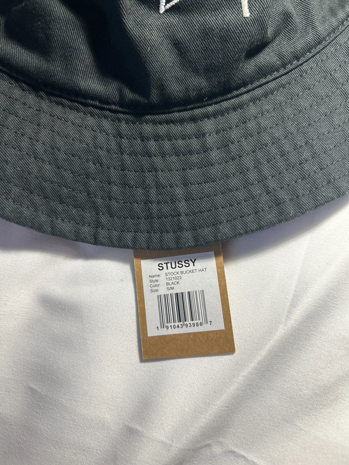 Stussy Stock Bucket Hat Black