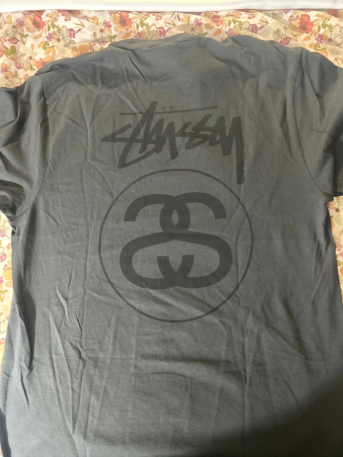Stussy Stock Link Tee Faded Black Medium