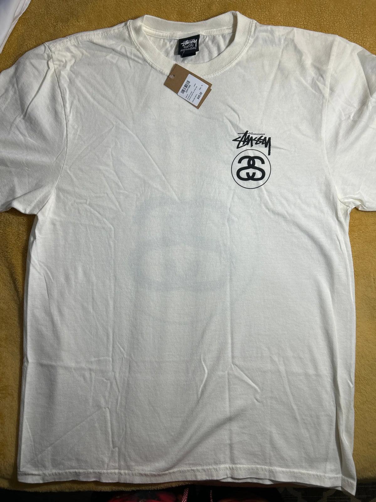 Stussy Stock Link Tee Pigment Dyed Natural Medium