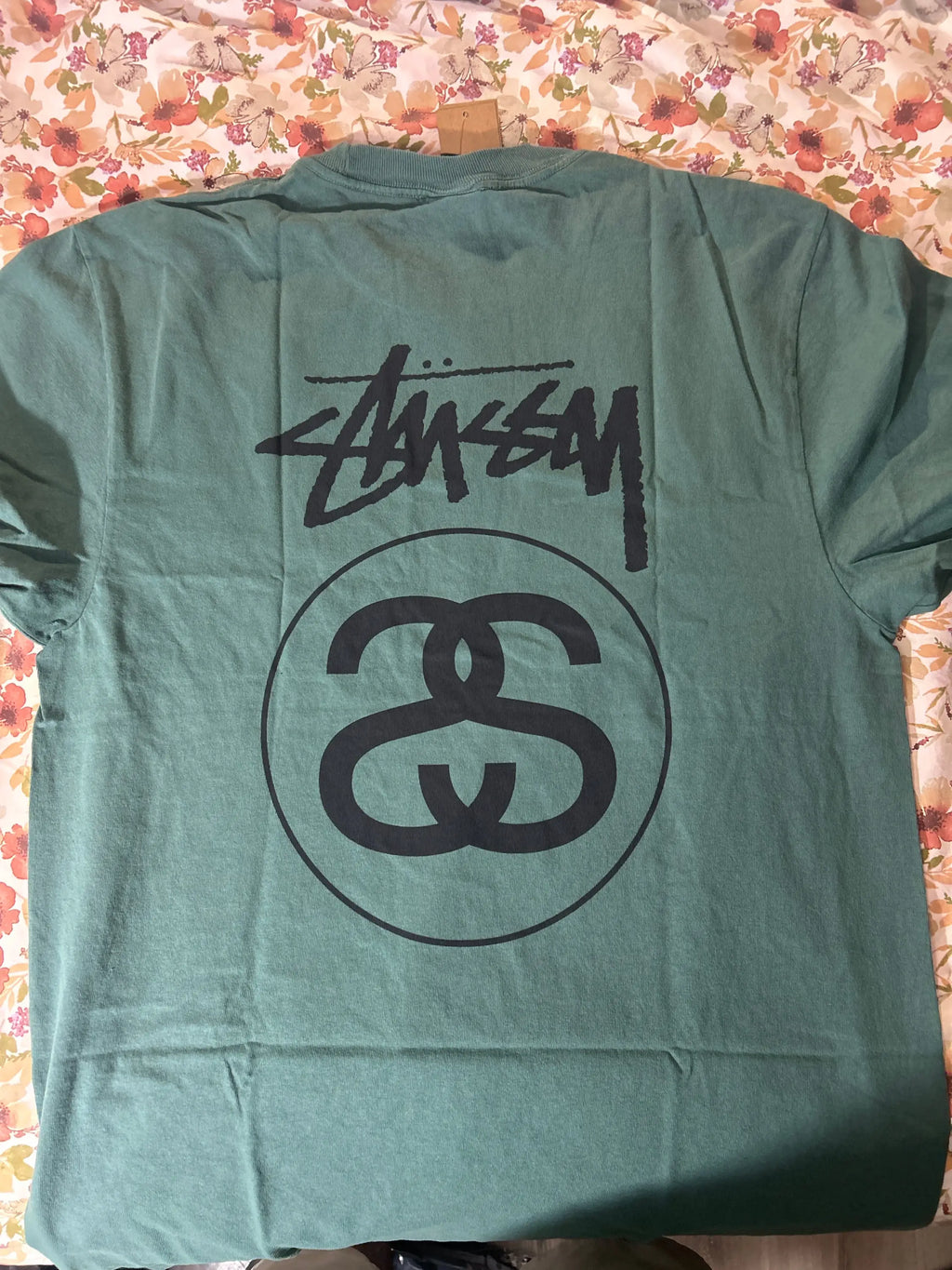 Stussy Stock Link Tee Pine Medium