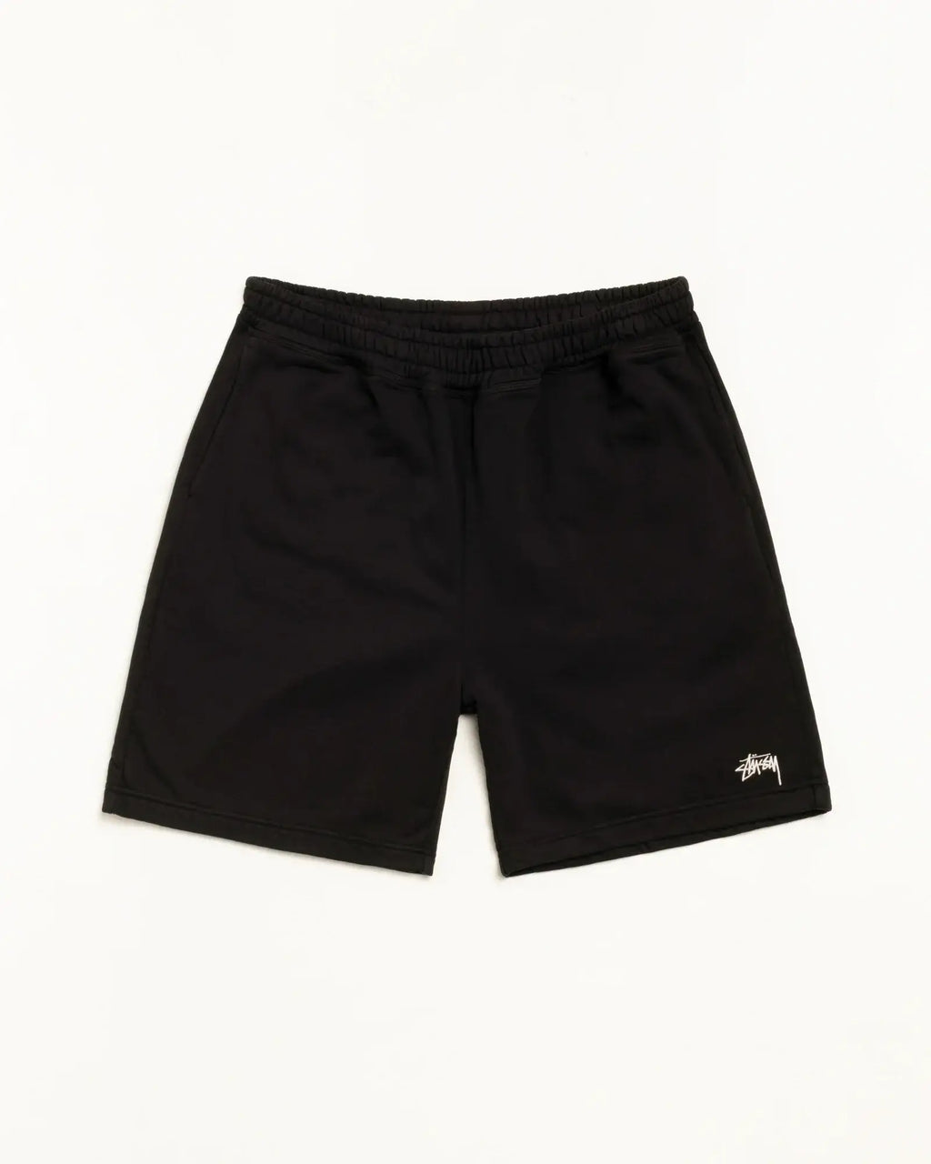 Stussy Stock Logo Shorts Fleece Black - M - Shorts