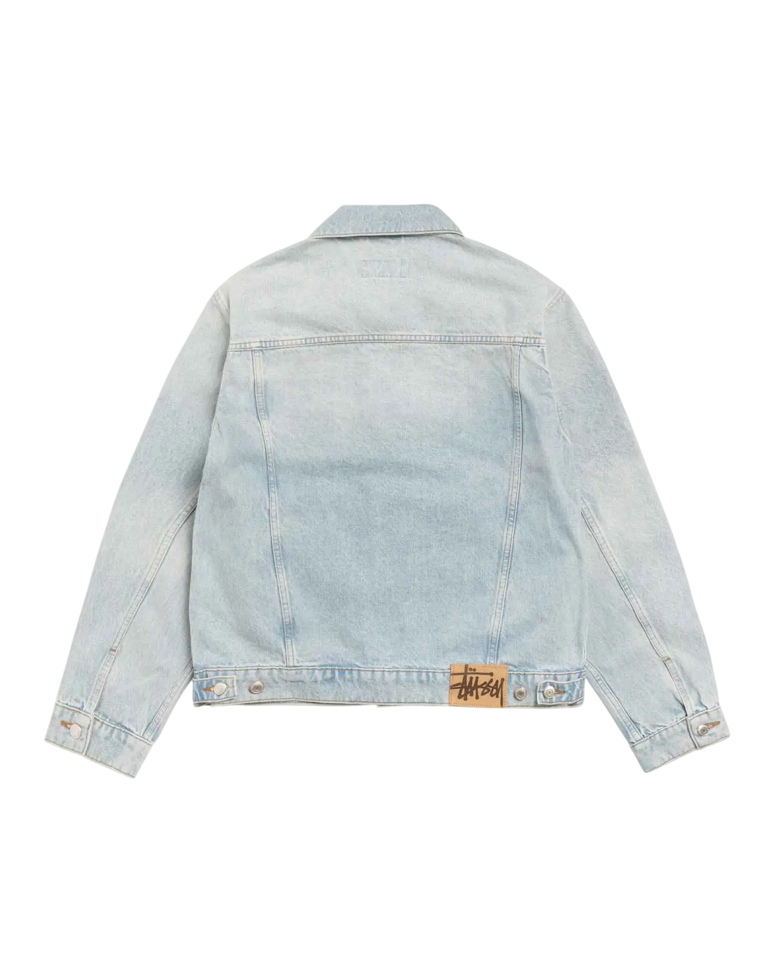 Stussy Trucker Jacket Denim Light Wash - M