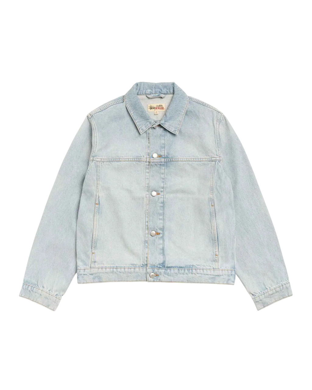 Stussy Trucker Jacket Denim Light Wash - M