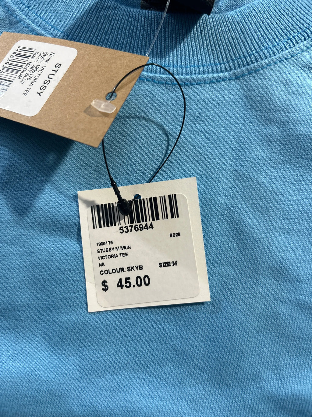 Stussy Victoria Tee Sky Blue Medium