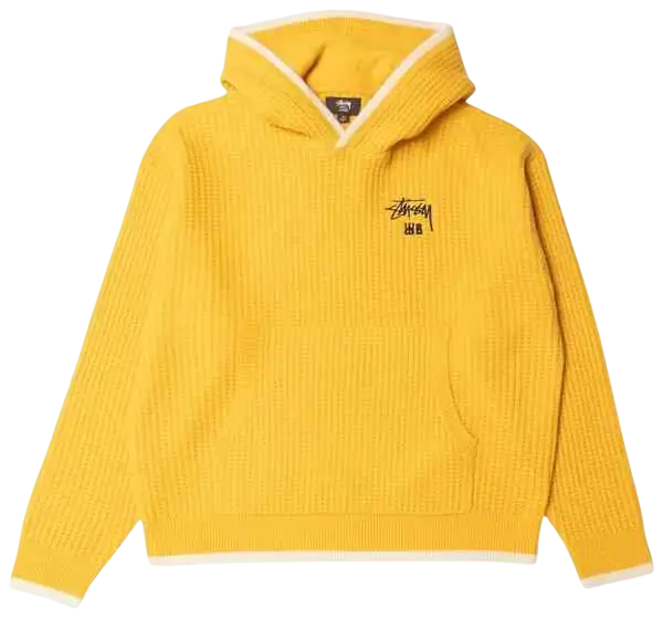 Stussy Wales Bonner Cashmere Hood Yellow - M