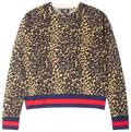 Stussy Wales Bonner Leopard Print Sweater Medium - M