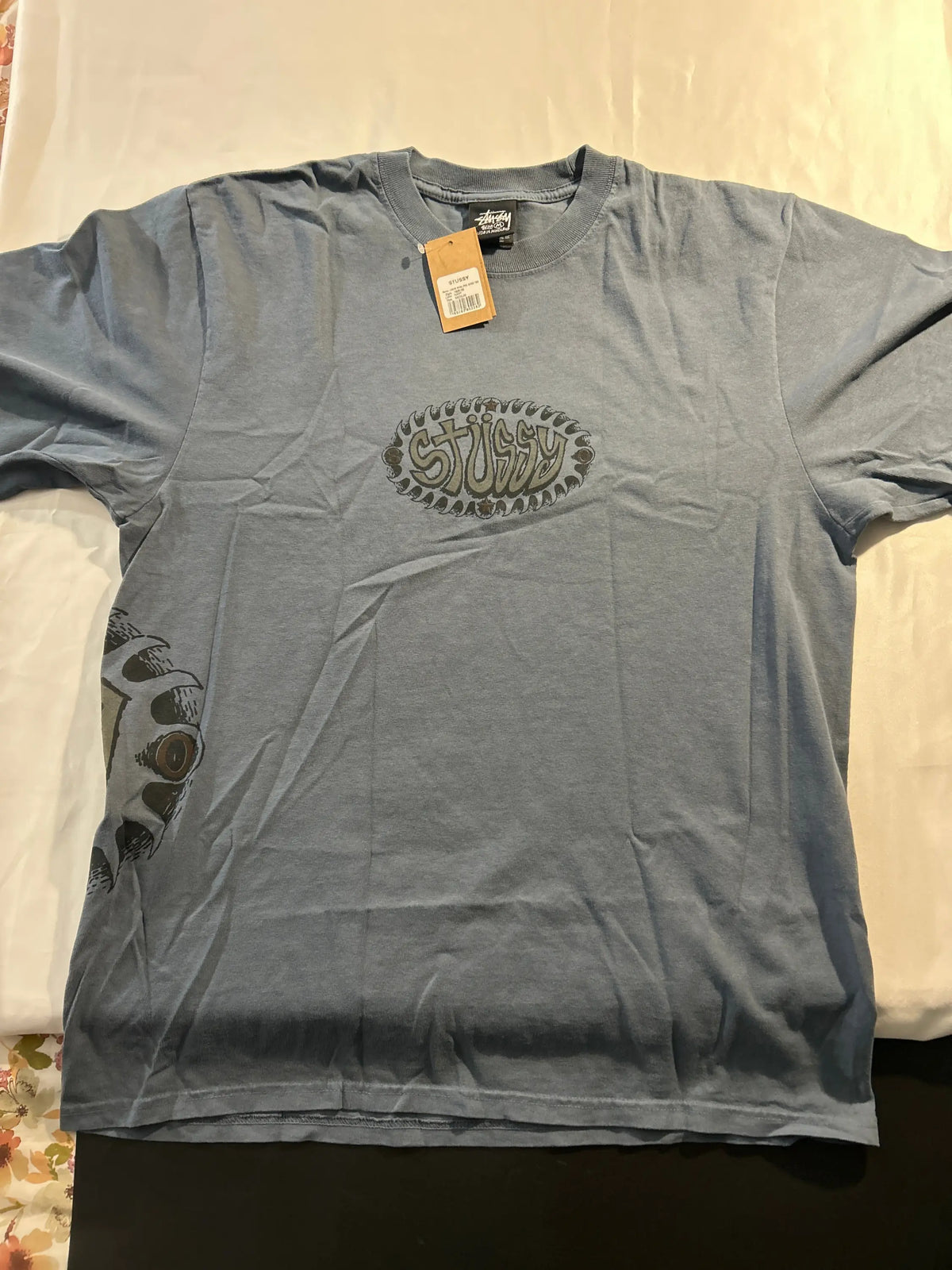 Stussy Wave Pigment Dyed Tee Navy Medium