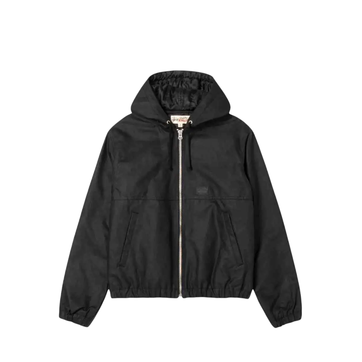 Stussy Waxed Cotton Work Jacket Black