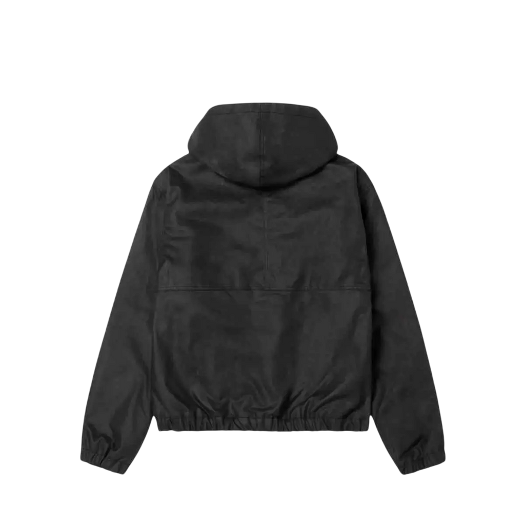 Stussy Waxed Cotton Work Jacket Black