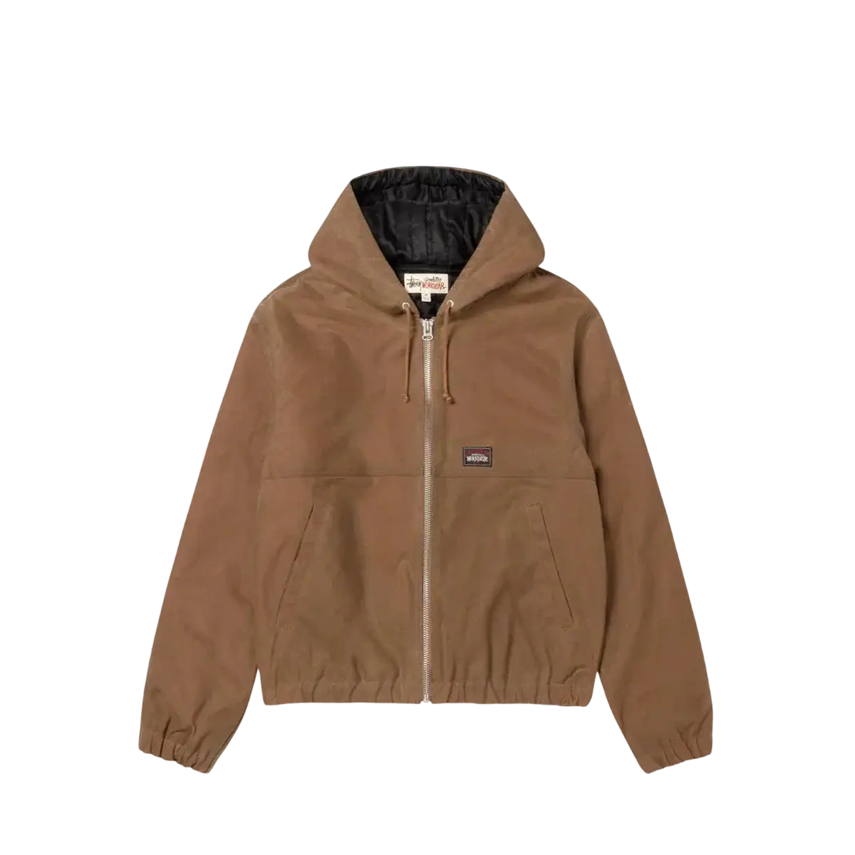 Stussy Waxed Cotton Work Jacket Brown - L