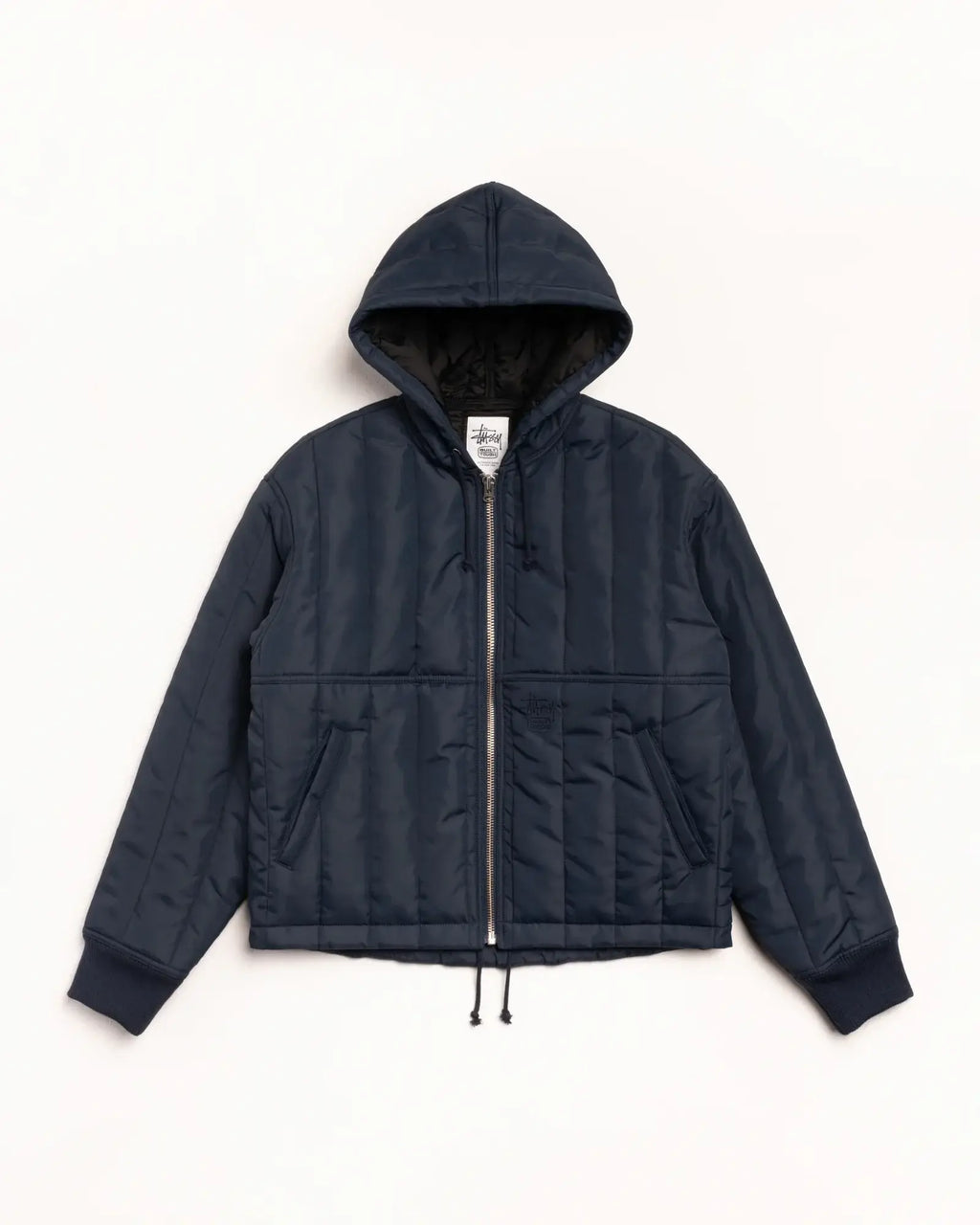 Stussy Work Jacket Quilted Nylon Navy - Jackets