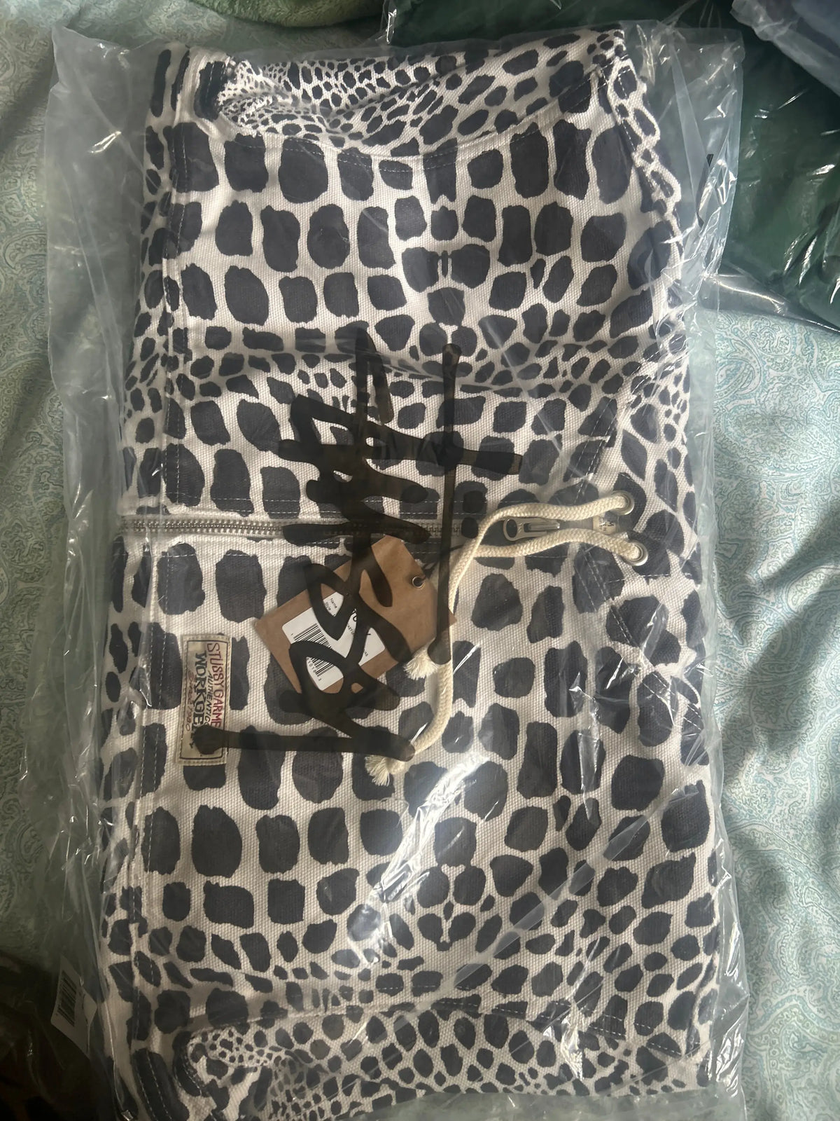 Stussy Work Jacket Unlined Canvas Safari Medium
