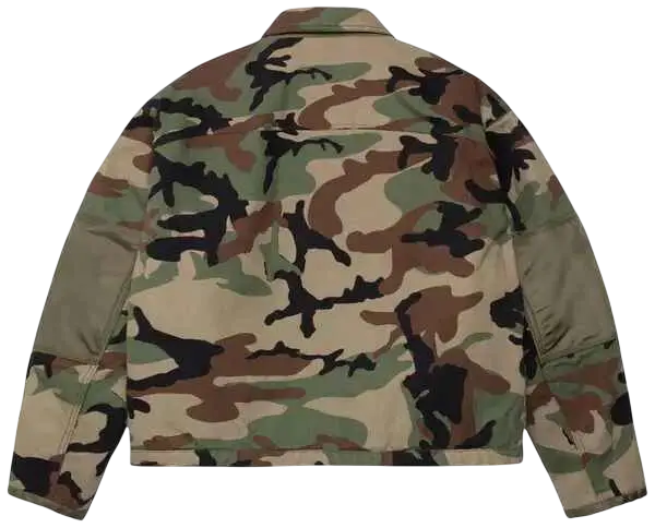 Stussy Workgear Jacket Woodland Camo