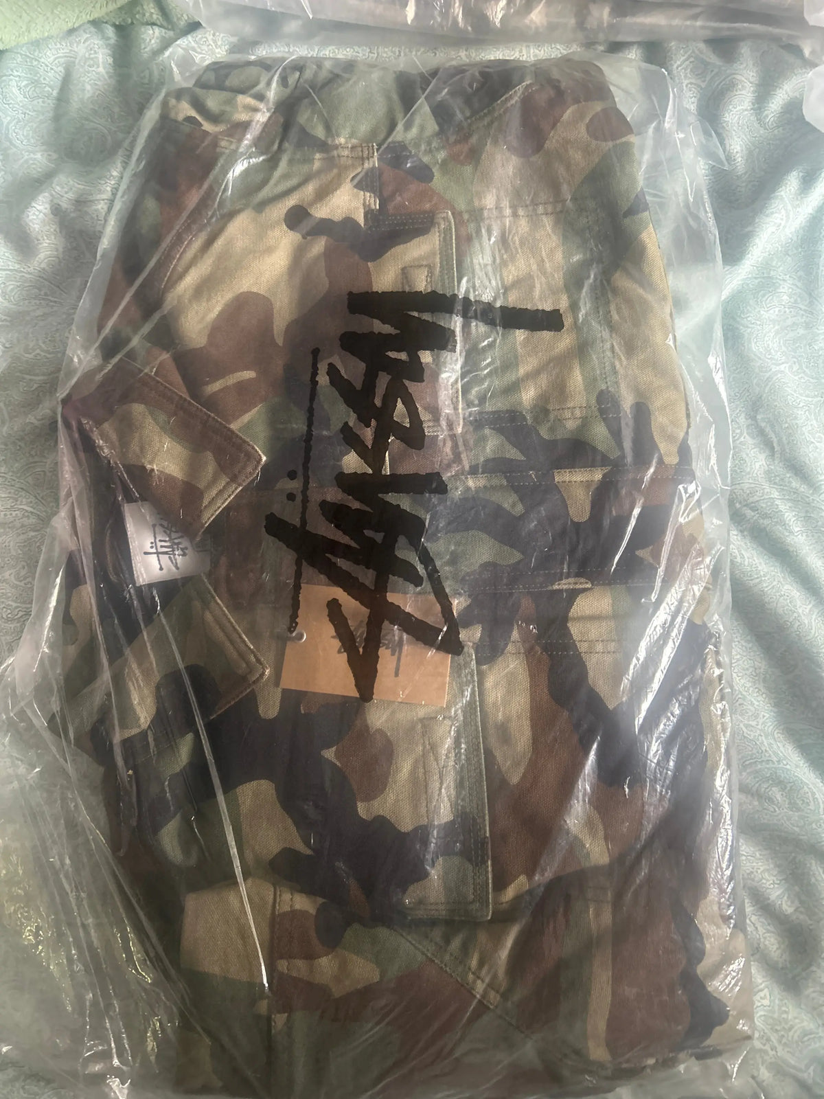 Stussy Workgear Jacket Woodland Camo Medium