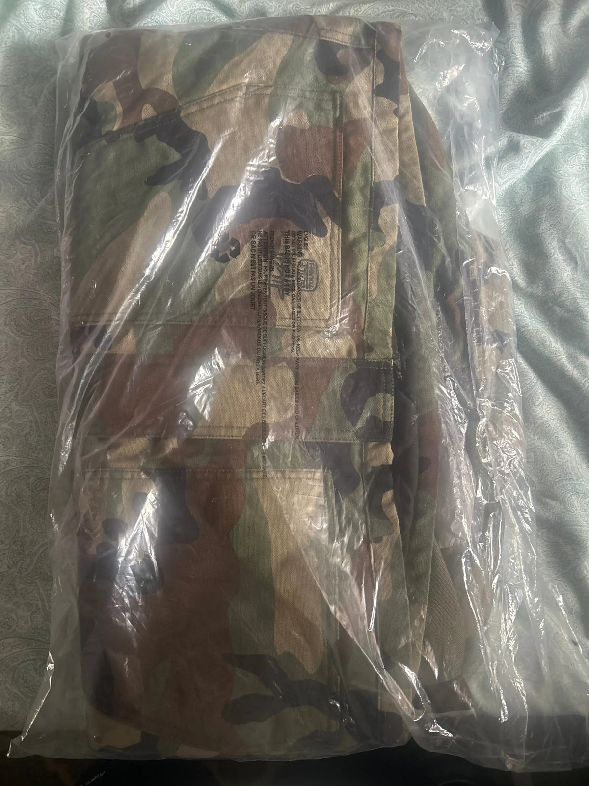 Stussy Workgear Jacket Woodland Camo Medium